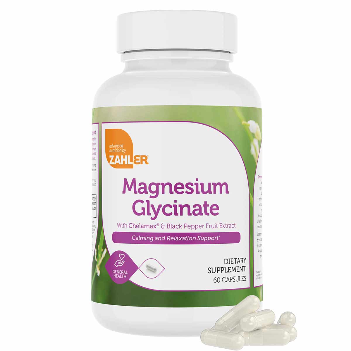 Magnesium Glycinate, by Zahler