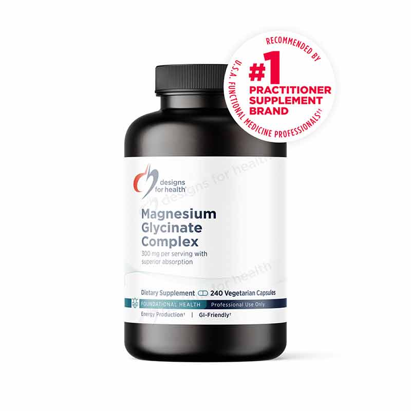 Magnesium Glycinate Complex, 240 Veg Capsules, by Designs For Health