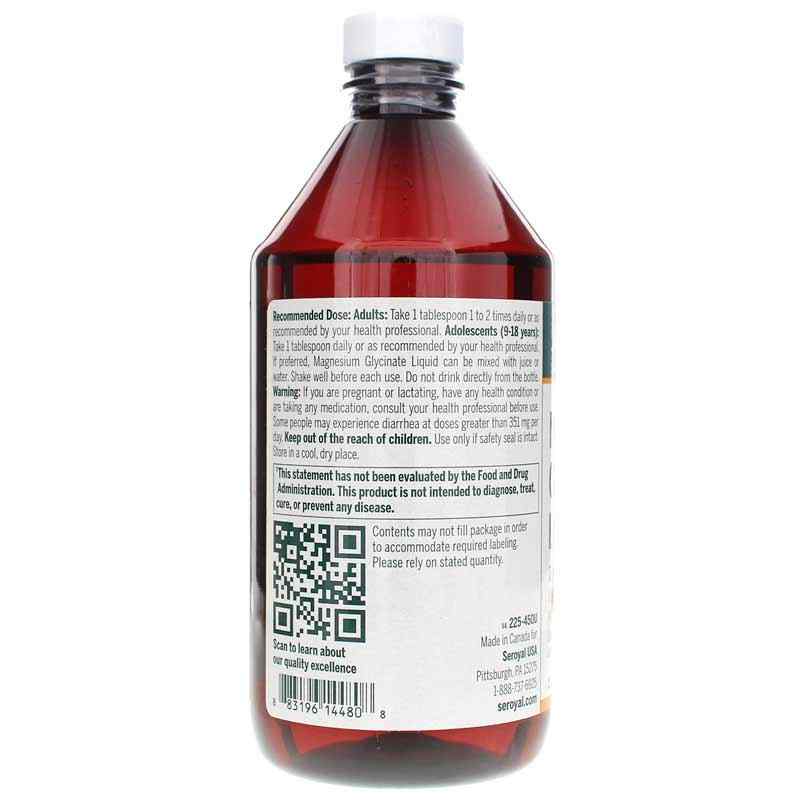 Magnesium Glycinate Liquid Apple-Pomegranate Flavor, by Genestra, image #3