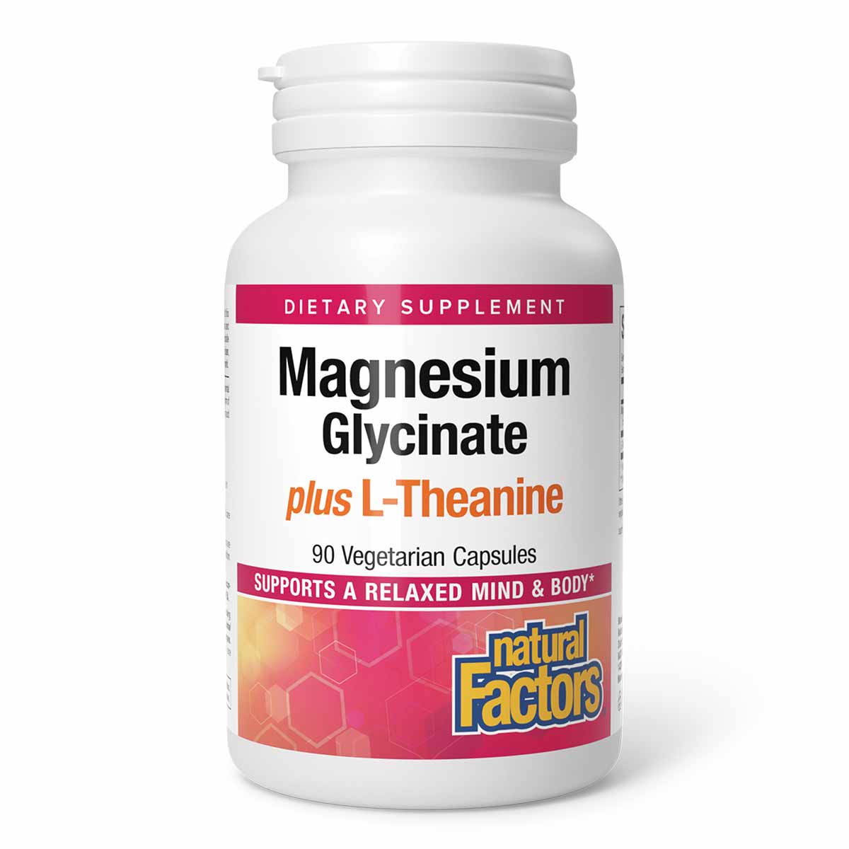 Magnesium Glycinate Plus L-Theanine, by Natural Factors Natural Healthy Concepts Magnesium Glycinate Plus L-Theanine, by Natural Factors Natural Healthy Concepts