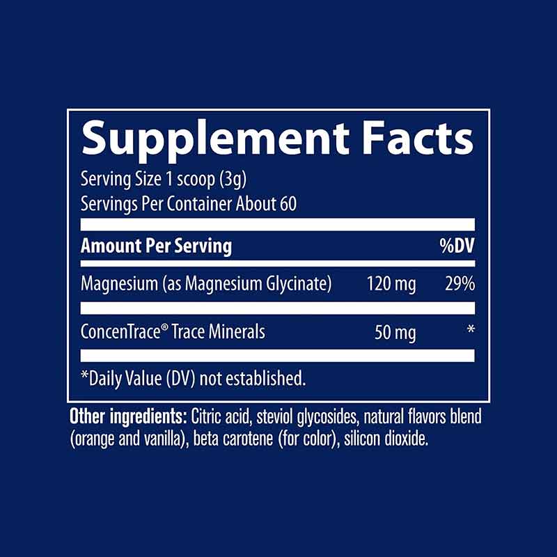 Magnesium Glycinate Powder, Orange Dream, by Trace Minerals Research, image #2
