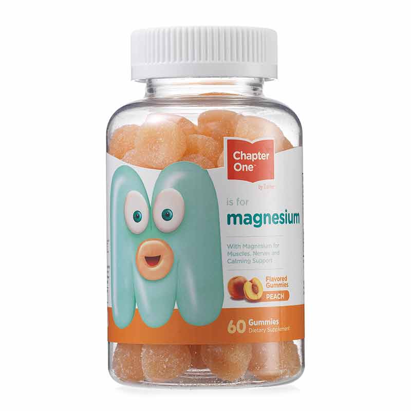 Magnesium Gummies, Peach, 60 Gummies, by Chapter One, image #2