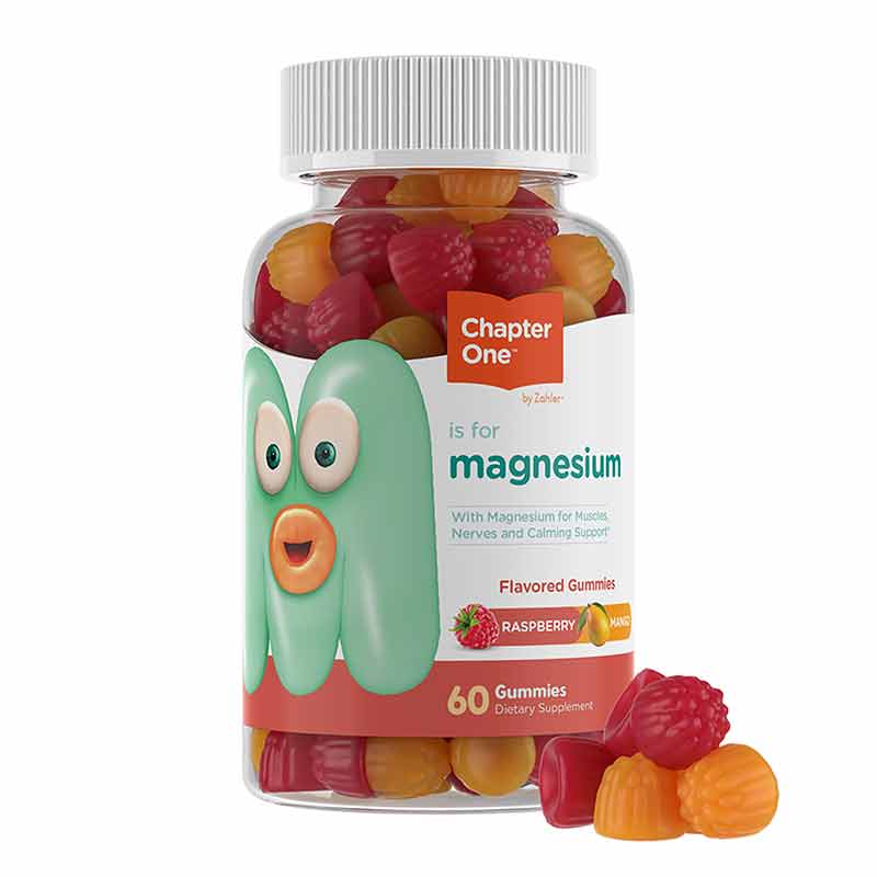 Magnesium Gummies, Raspberry Mango, 60 Gummies, by Chapter One