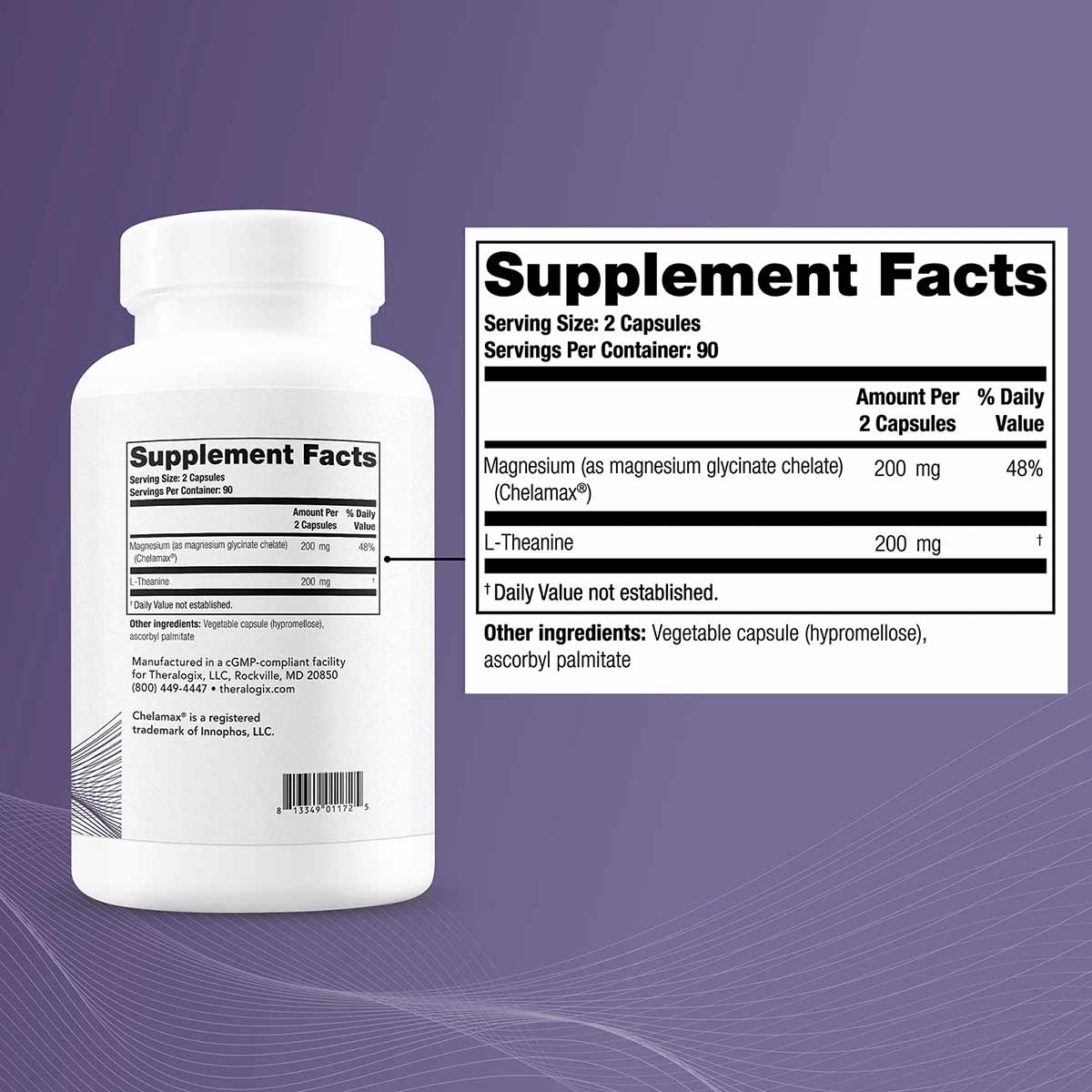 Magnesium L-Theanine Complex, by Theralogix