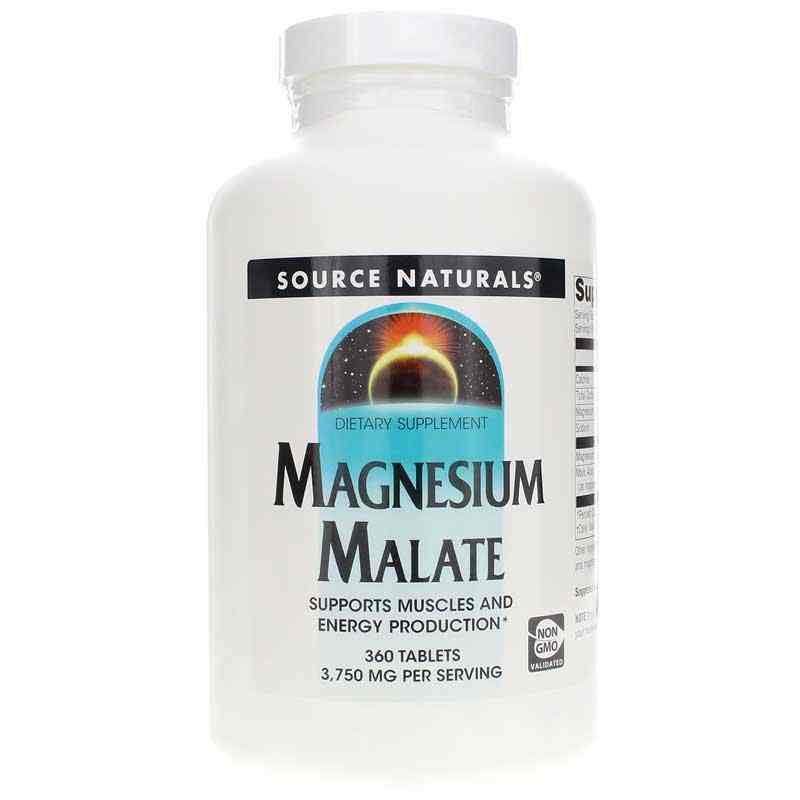 Magnesium Malate, 360 Tablets, by Source Naturals