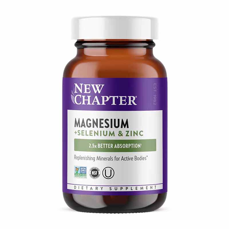 Magnesium + Selenium + Zinc, by New Chapter