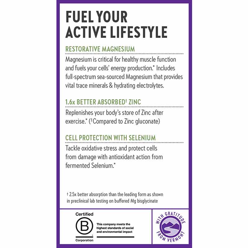 Magnesium + Selenium & Zinc, 30 Tablets, by New Chapter, image #4