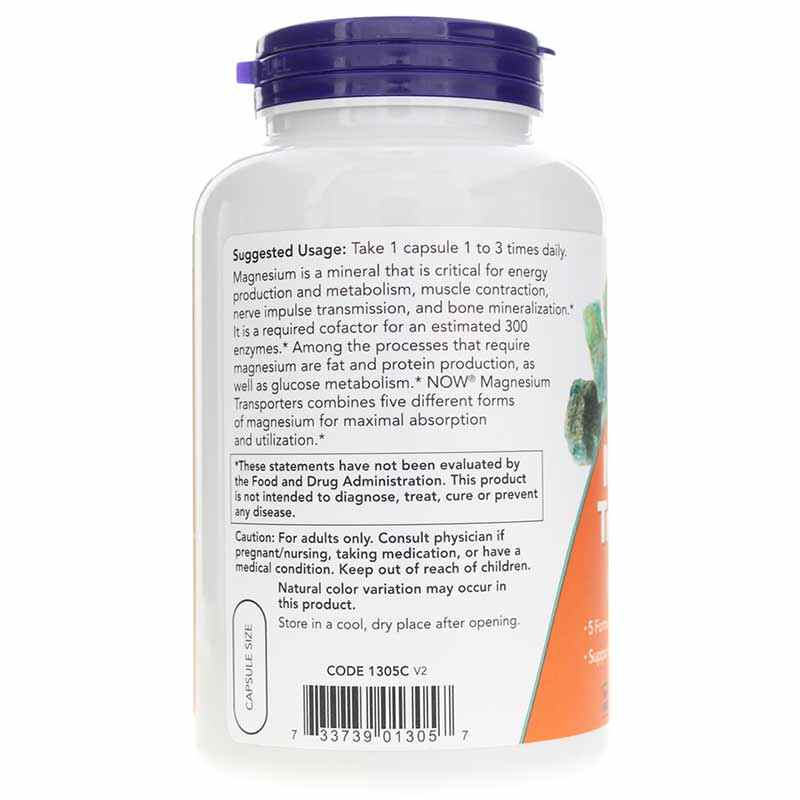 Magnesium Transporters, by NOW Foods, image #3