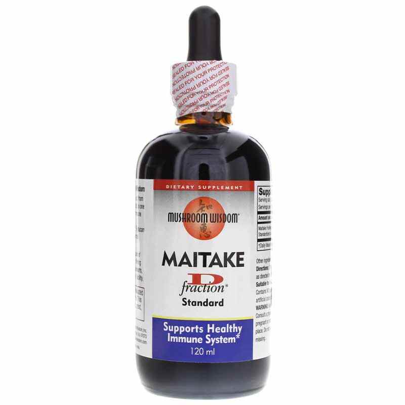 Maitake D Fraction Standard Liquid, 120 Ml, by Mushroom Wisdom