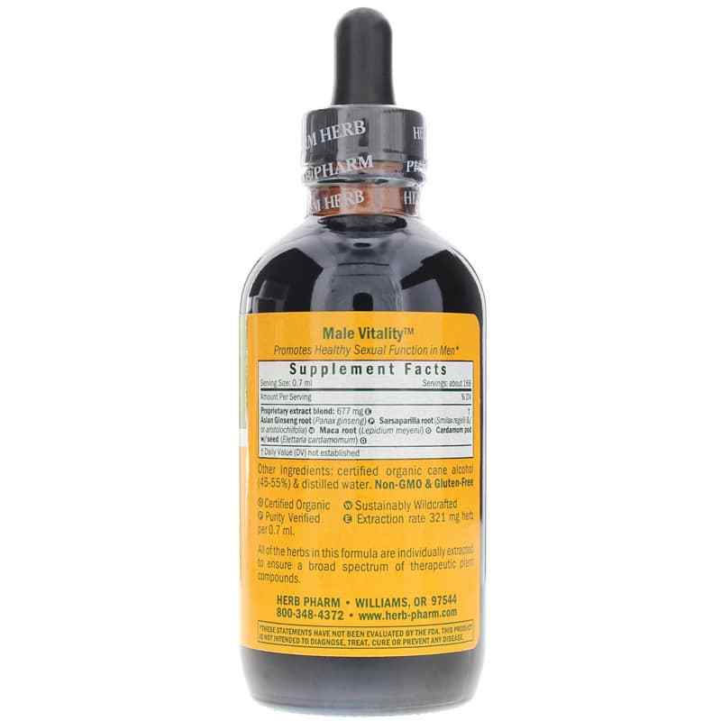 Male Vitality, 4 Oz, by Herb Pharm, image #2