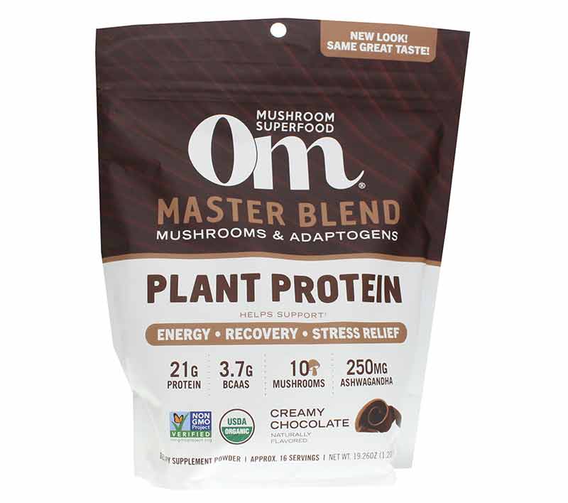 Master Blend Plant Protein, by Om Mushroom