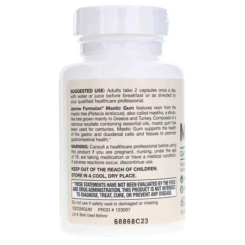 Mastic Gum, 60 Veg Capsules, by Jarrow Formulas, image #3