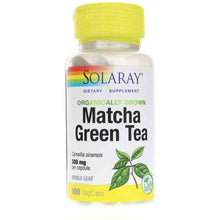 Matcha Green Tea 300 Mg, Organically Grown Formula, by Solaray