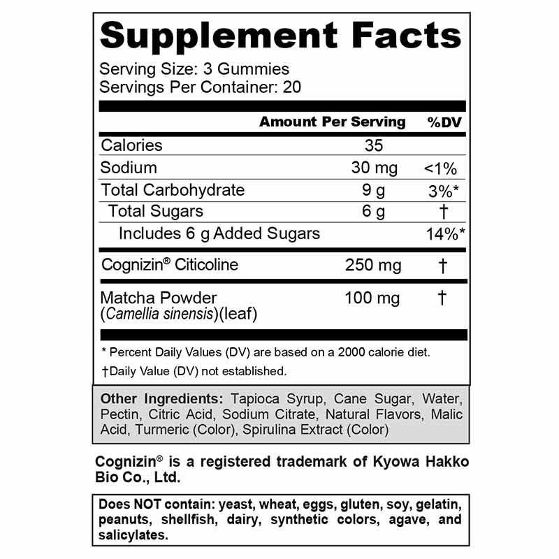 Matcha Mind, 60 Gummies, by Goli Nutrition, image #2