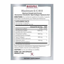 Maximum G-C-M II, 120 Capsules, by BioSpec, image #2