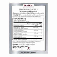 Maximum G-C-M II, 240 Capsules, by BioSpec, image #2
