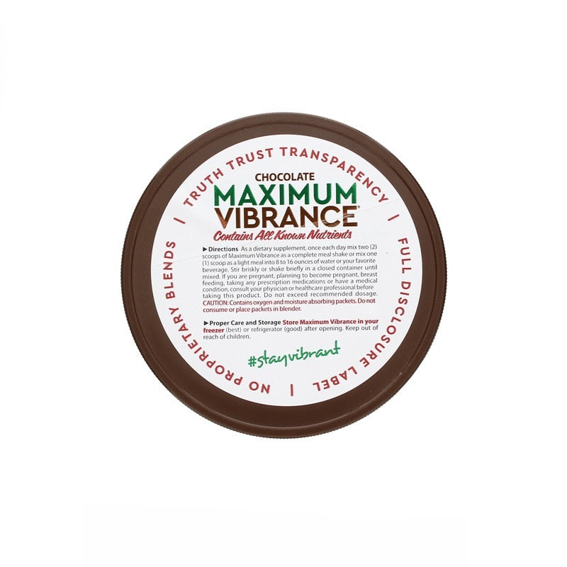 Maximum Vibrance Multi-Supplement Powder, Chocolate, 24.38 Oz, by Vibrant Health, image #4