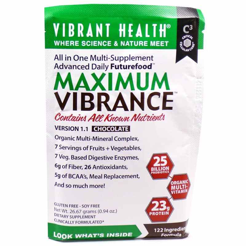 Maximum Vibrance Multi-Supplement Powder, Vanilla, 1 Packet, by Vibrant Health