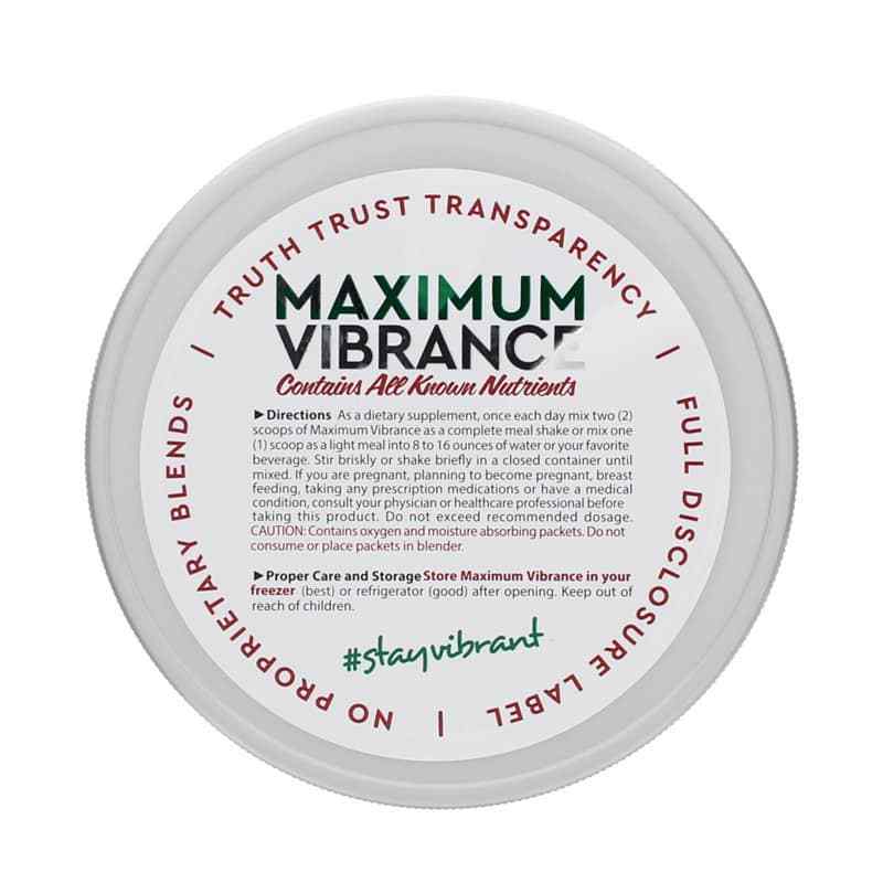 Maximum Vibrance Multi-Supplement Powder, Vanilla, 21.82 Oz, by Vibrant Health, image #4