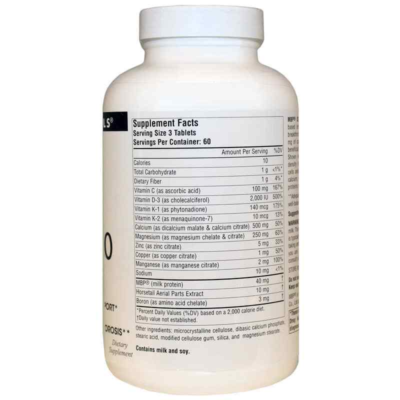 MBP Osteo with Calcium, 180 Tablets, by Source Naturals, image #2