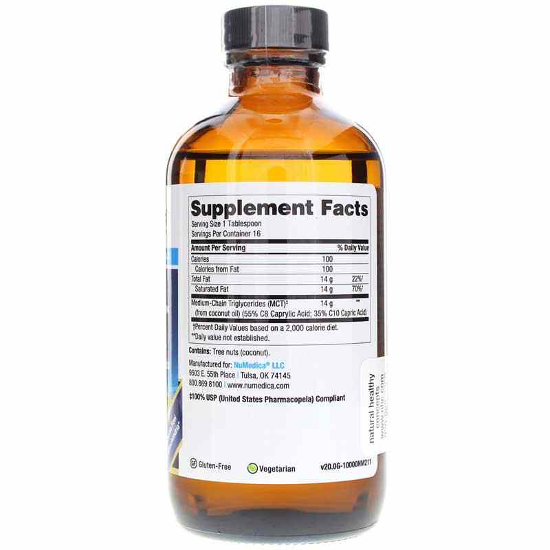 MCT Oil USP, 8 Oz, by NuMedica, image #2