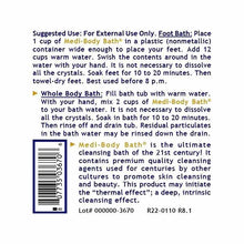 Medi-Body Bath Cleansing Bath Formula, by Premier Research Labs, image #3