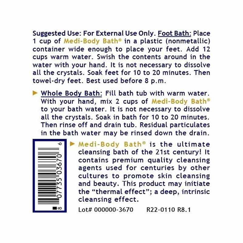 Medi-Body Bath Cleansing Bath Formula, by Premier Research Labs, image #3