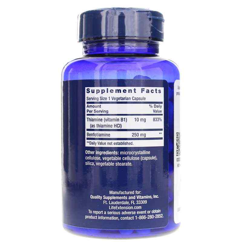 Mega Benfotiamine 250 Mg, by Life Extension, image #2