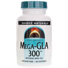 Mega-GLA 300 Mg, 60 Softgels, by Source Naturals