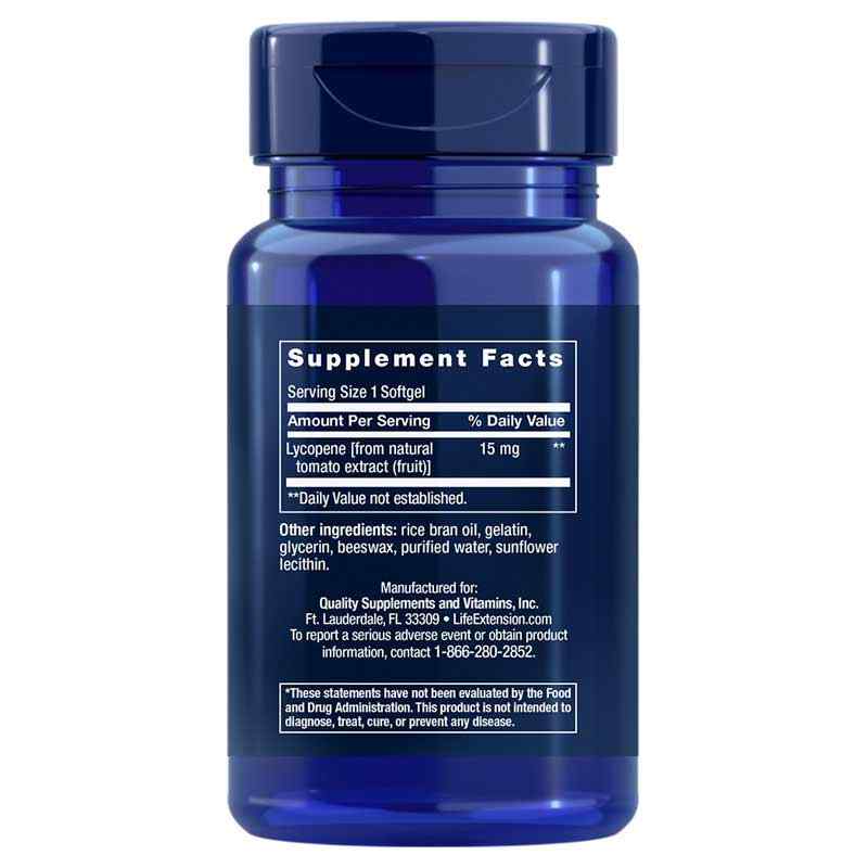 Mega Lycopene 15 Mg, by Life Extension, image #2