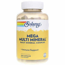 Mega Multi Mineral, 200 Capsules, by Solaray