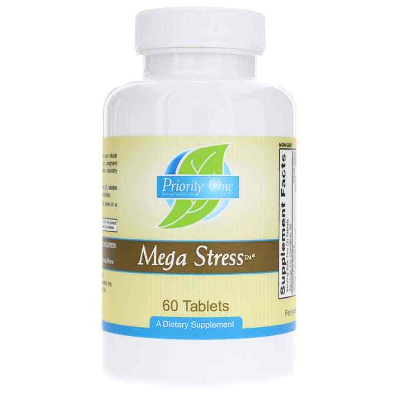 Mega Stress, 60 Tablets, by Priority One