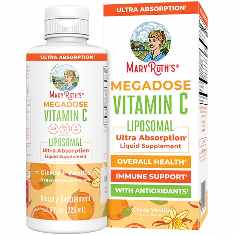 Megadose Vitamin C Liposomal, 7.6 Oz, by MaryRuth's Organics