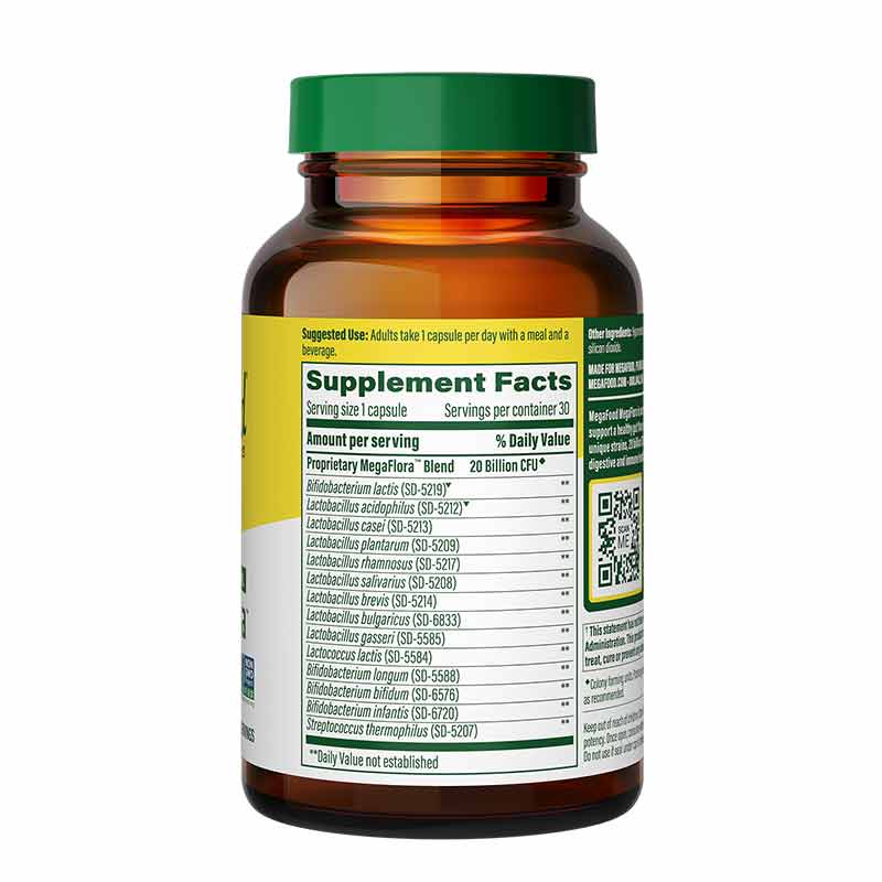 MegaFlora, 30 Capsules, by Megafood, image #2
