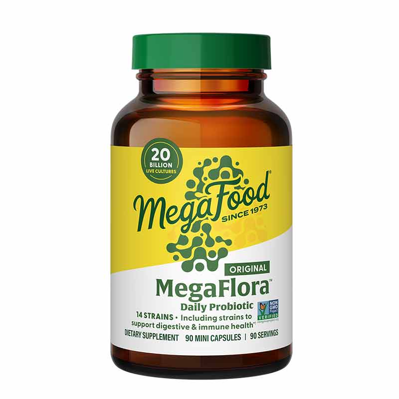 MegaFlora, 90 Capsules, by Megafood