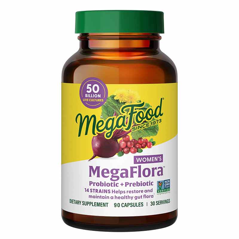 MegaFlora for Women, 90 Capsules, by Megafood