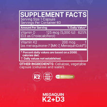 MegaQuin K2 + D3, by Microbiome Labs, image #2