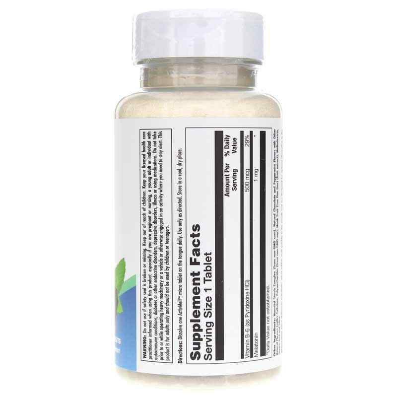 Melatonin 1 Mg ActivMelt, Chocolate Mint, by Kal, image #2