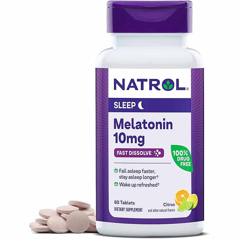 Melatonin 10 Mg Fast Dissolve, by Natrol