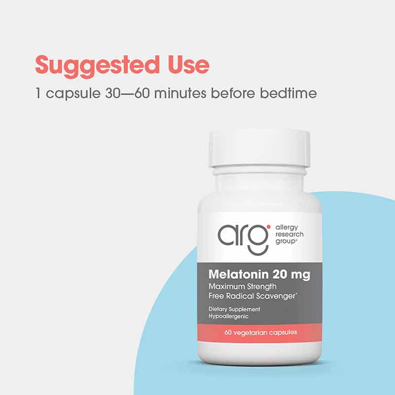 Melatonin 20 Mg, by Allergy Research Group, image #3