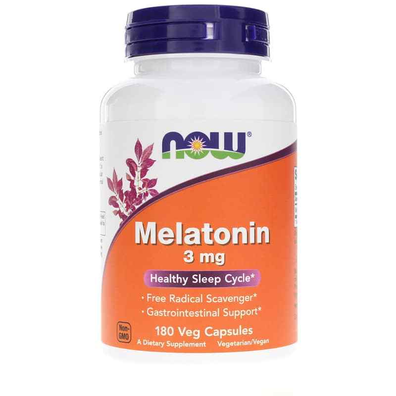 Melatonin 3 Mg, by NOW Foods