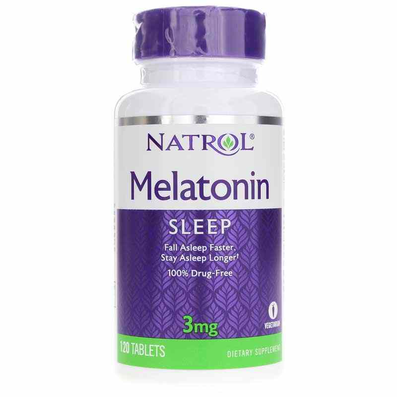 Melatonin 3 Mg, 120 Tablets, by Natrol