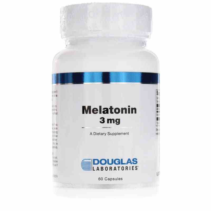 Melatonin 3 Mg Capsules, by Douglas Laboratories