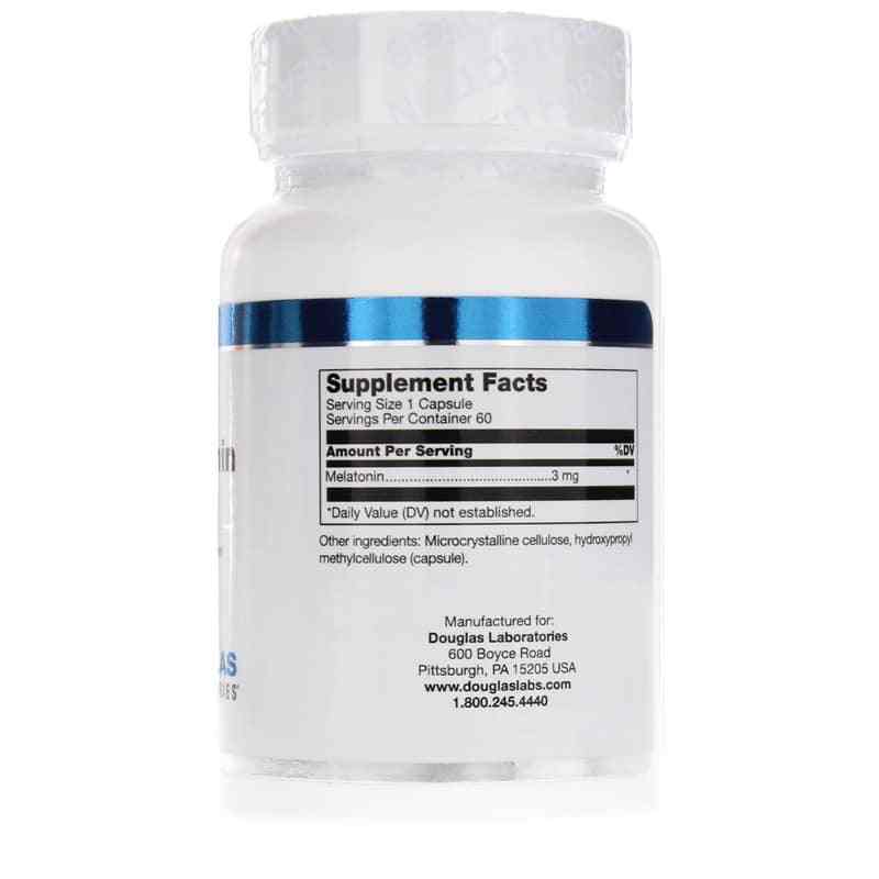Melatonin 3 Mg Capsules, by Douglas Laboratories, image #2