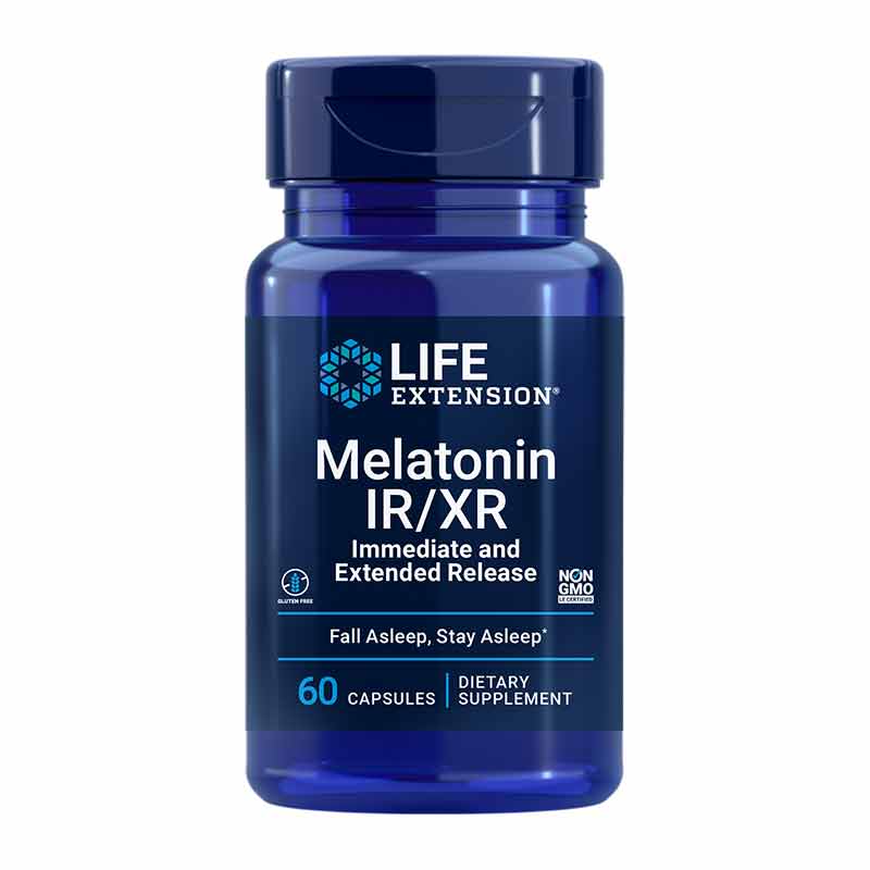 Melatonin, 60 Vegetarian Capsules, by Life Extension