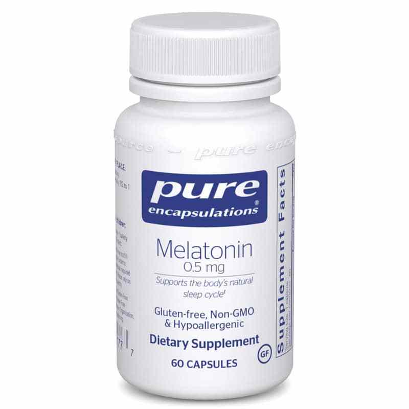 Melatonin .5 Mg, 60 Capsules, by Pure Encapsulations