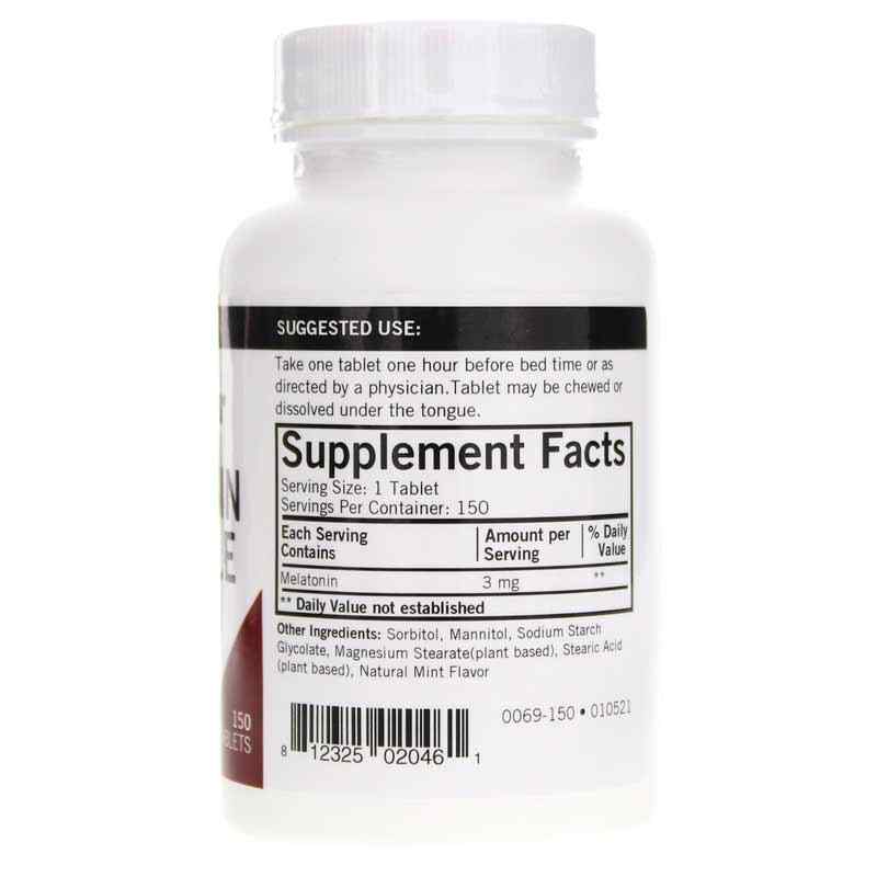 Melatonin Chewable Tablets 3 Mg, by Kirkman, image #2