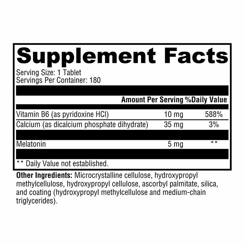 Melatonin CR, 180 Tablets, by Xymogen, image #2