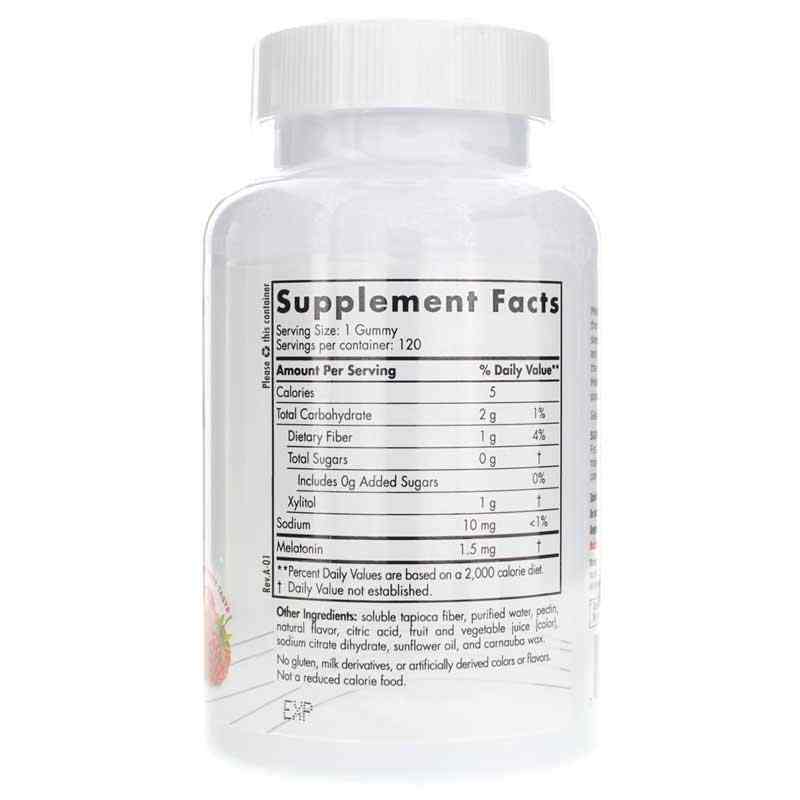 Melatonin Gummies Zero Sugar, 120 Gummies, by Nordic Naturals, image #2