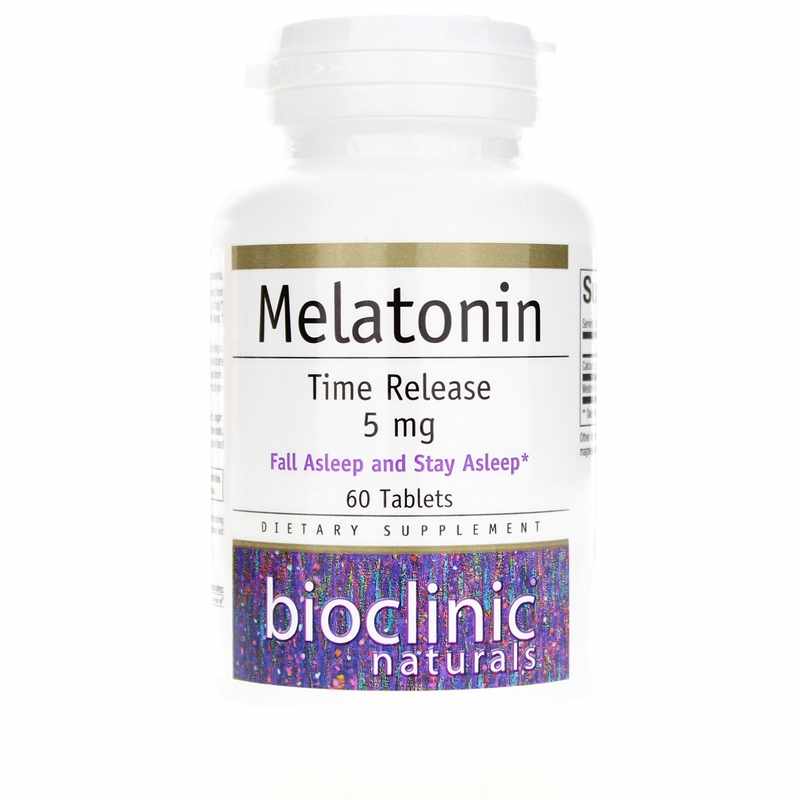 Melatonin Time Release 5 Mg, by Bioclinic Naturals